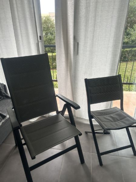 Aluminium chairs - with and without backrest