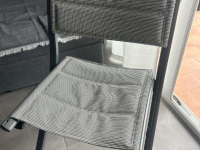 Aluminium chairs - with and without backrest