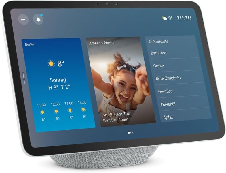 Amazon Echo Show 11 (última generación) – pantalla de 11 pulgadas Full HD, audio 3D, blanco