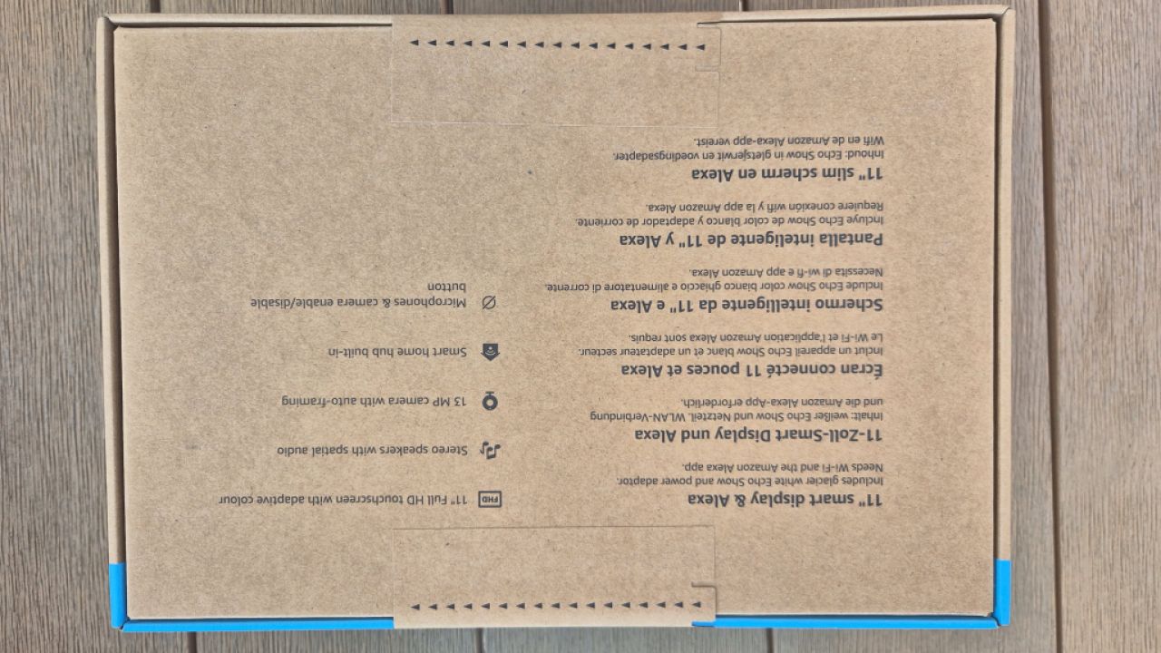 Amazon Echo Show 11 (última generación) – pantalla de 11 pulgadas Full HD, audio 3D, blanco