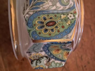 Antique lidded box Weimar porcelain