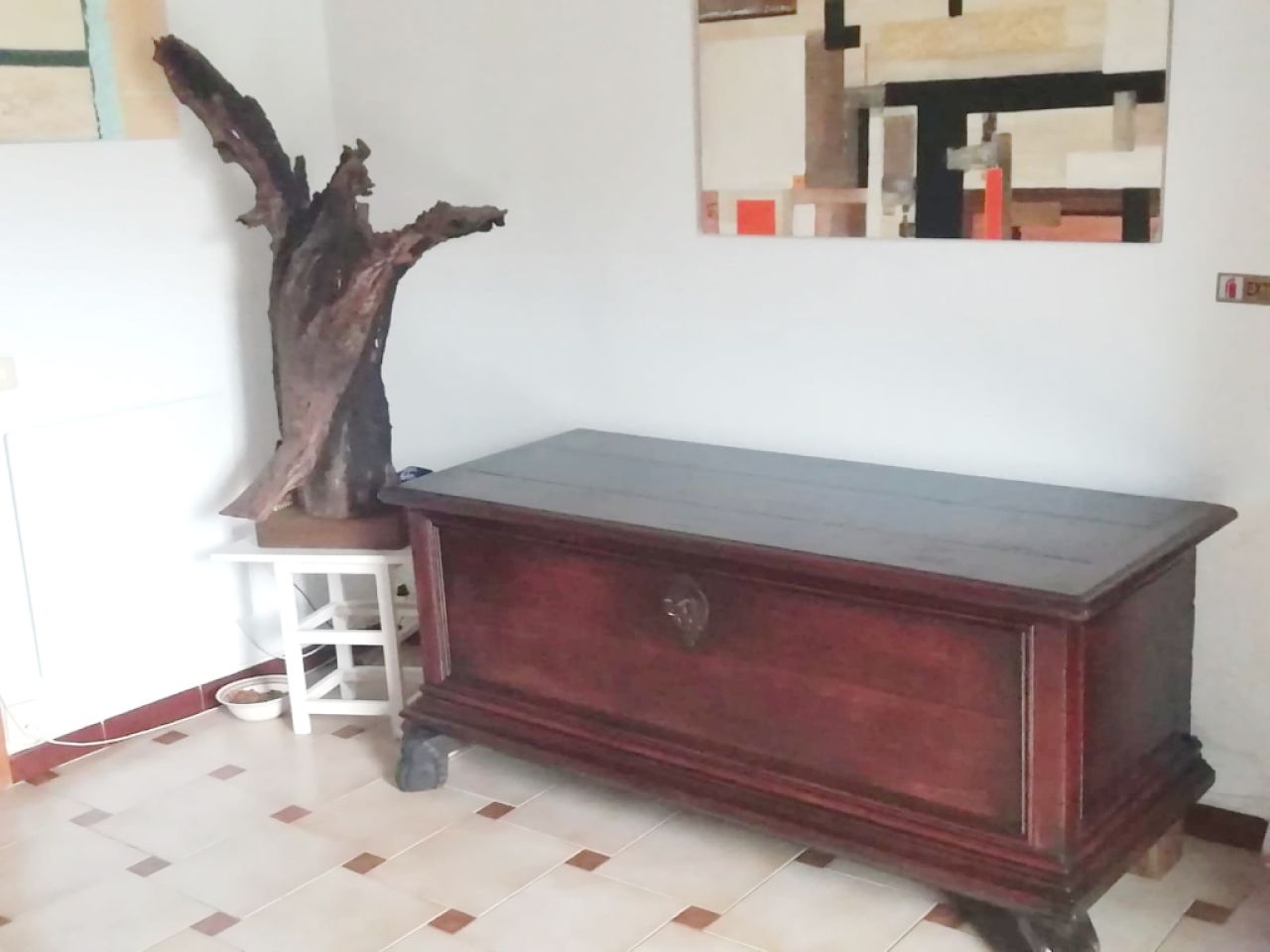 Antike Holzkommode - Truhe