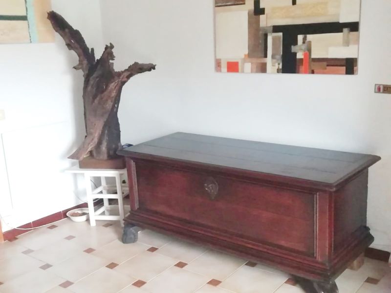 Antike Holzkommode - Truhe