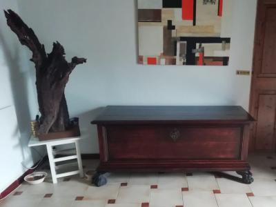 Antike Holzkommode - Truhe