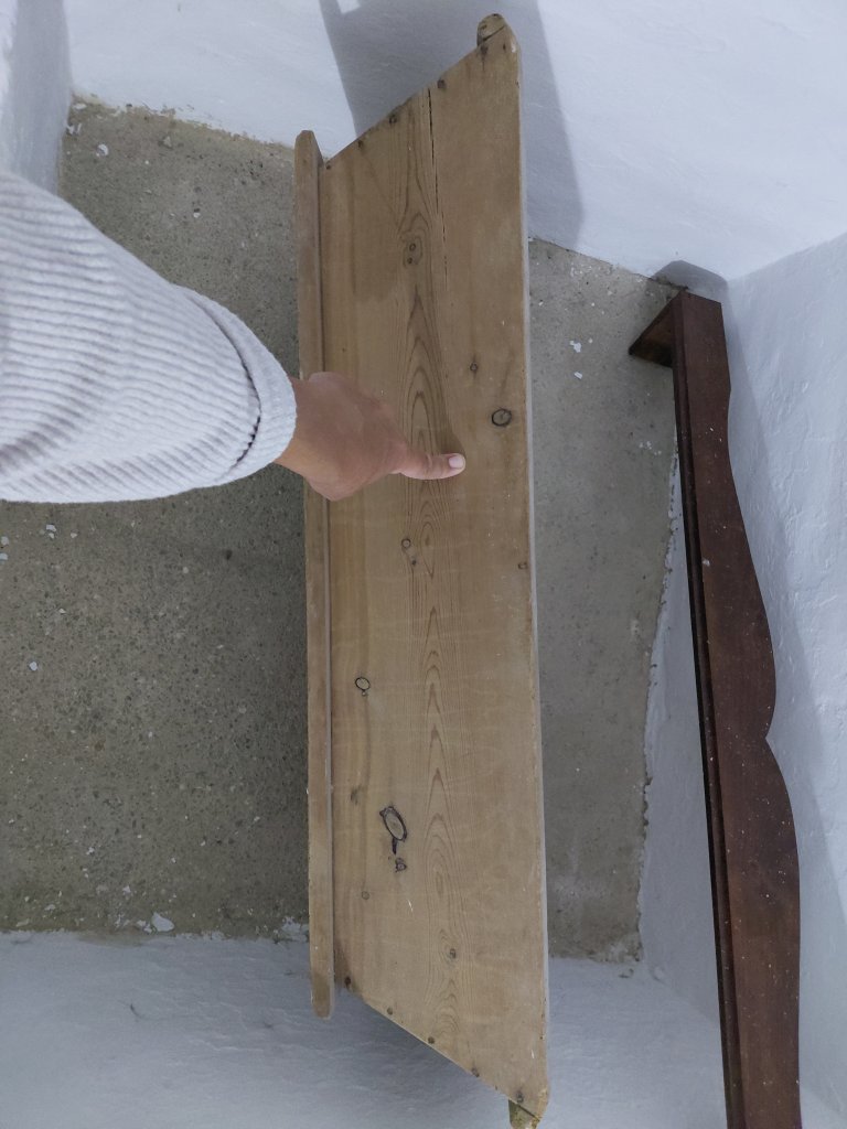 Antiker Holztrog Backmulde Teigherstellung Backtrog rustikal Bäckerei Dekoration Holzkiste