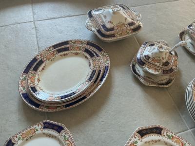 Antique English dinner service from Stratford / England