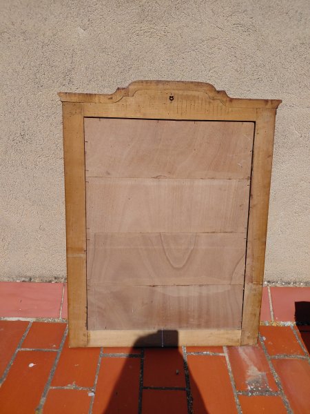 Antikes Heiligenbild Heilige Familie Holzrahmen