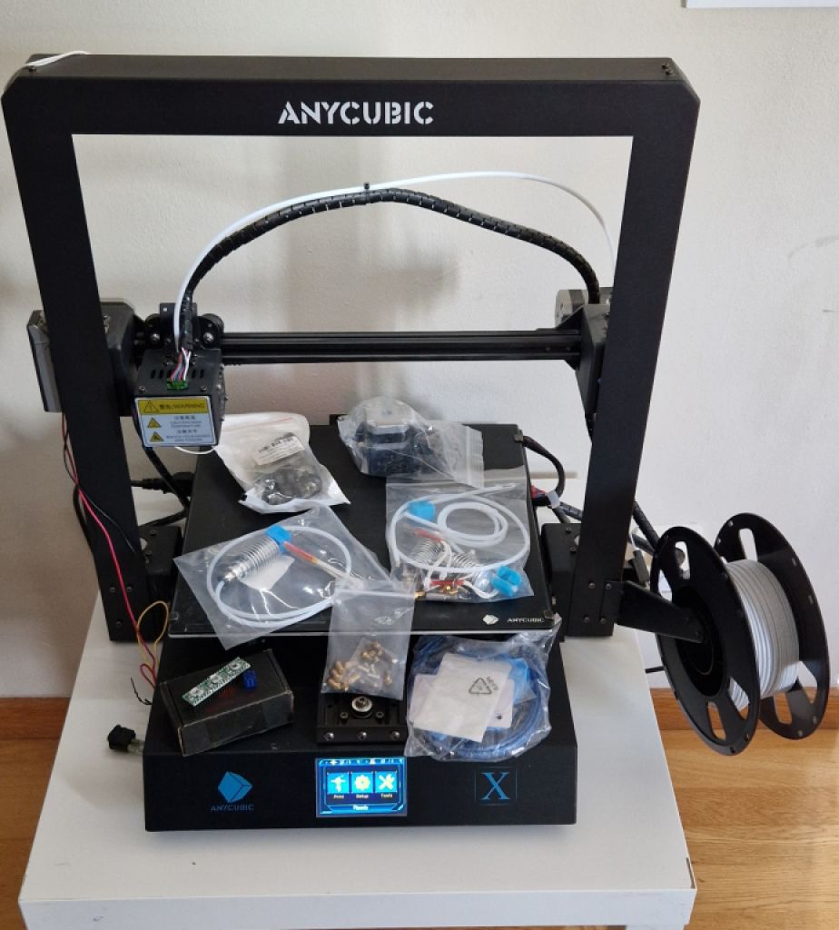 Anycubic Mega X - 3D printer with accessories and filament