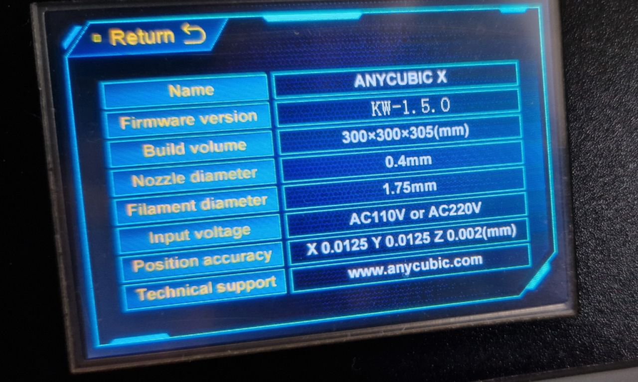 Anycubic Mega X - 3D Drucker mit Zubehör und Filament