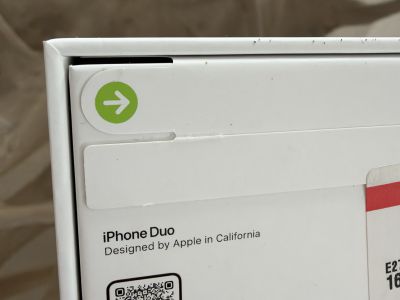Apple iPhone Duo white 256 GB New immediate
