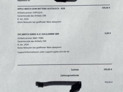 Apple Watch 4 Silver