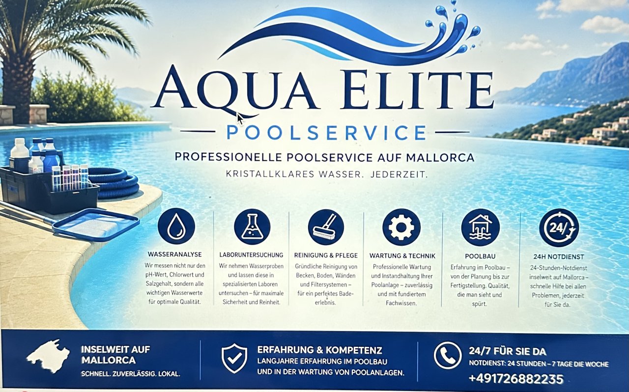 Aqua Elite Pool Service 24 Stunden Notdienst