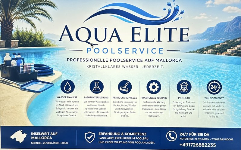 Aqua Elite Pool Service 24 Stunden Notdienst