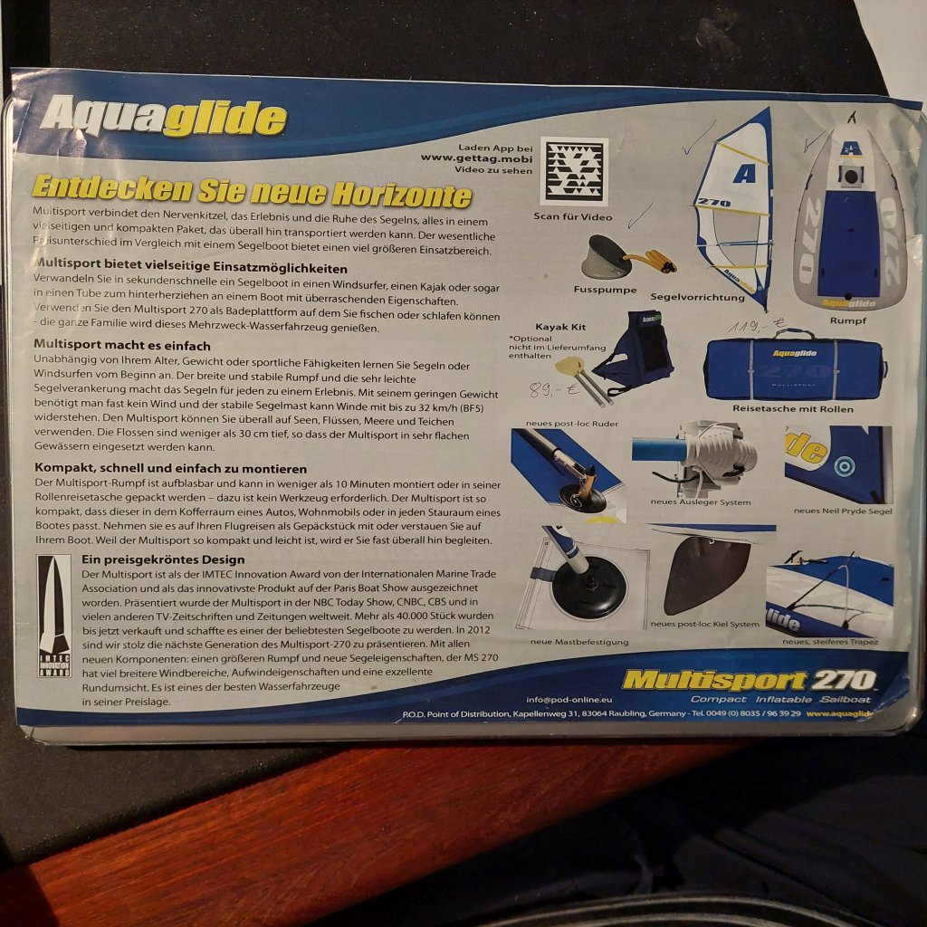 Aquaglide Multisport 270