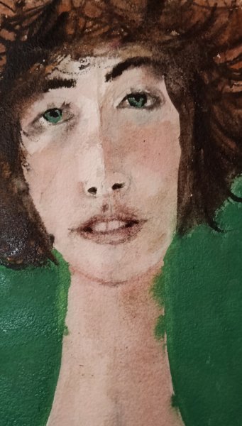 Aquarell einer Frau