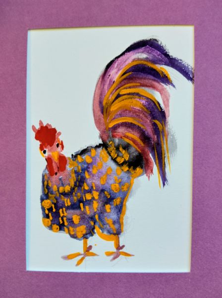 Rooster Watercolor