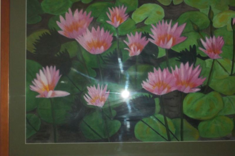 Watercolor painting.