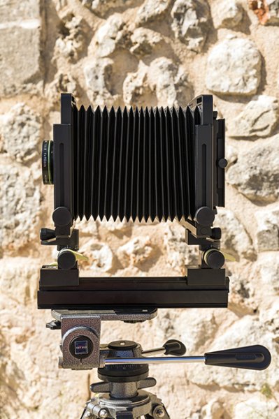 Arca Swiss Discovery 4x5" mit Weitwinkel- & Telebalgen