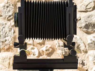 Arca Swiss Discovery 4x5" mit Weitwinkel- & Telebalgen
