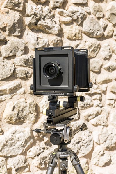 Arca Swiss Discovery 4x5" mit Weitwinkel- & Telebalgen