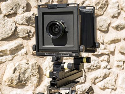 Arca Swiss Discovery 4x5" mit Weitwinkel- & Telebalgen