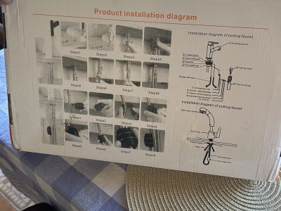 Grifo para lavabo en negro