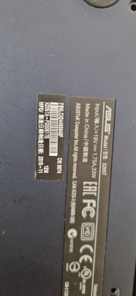 Asus EeePC Netbook Minu Notebook, funktionsfähig, 11" Intel CPU