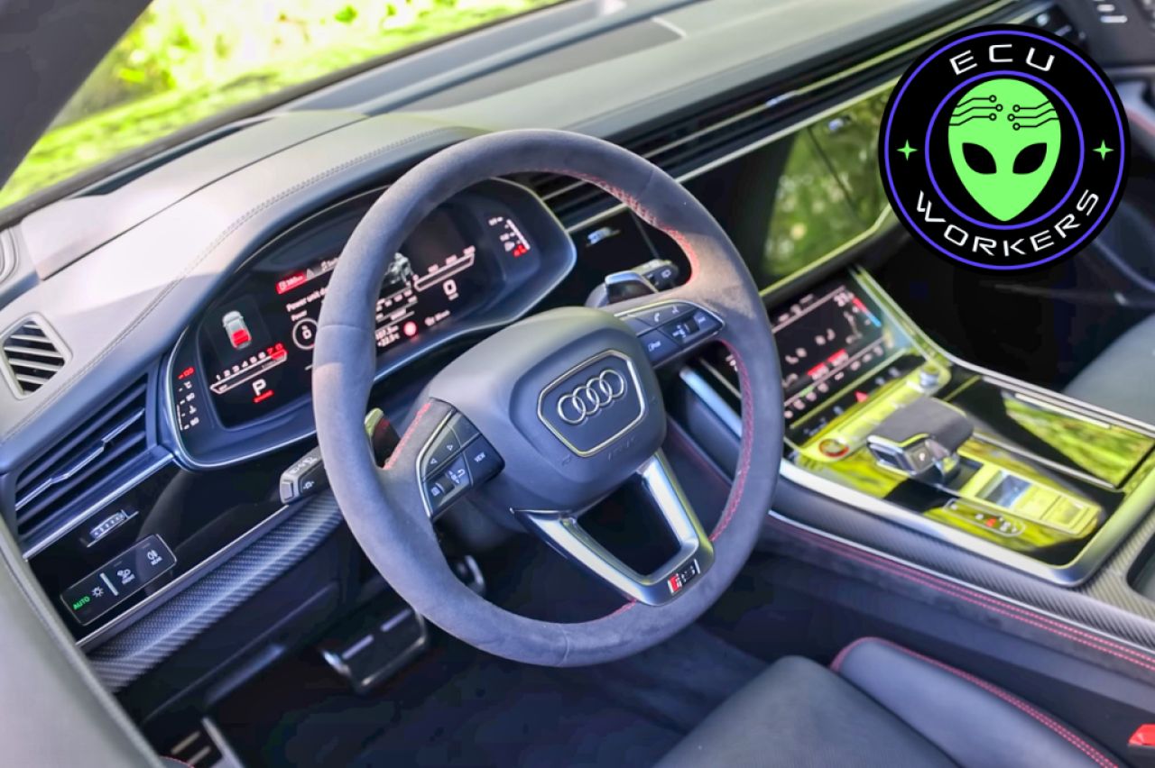 Actualización de rendimiento del Audi RSQ8 a 680 CV - 900 Nm. +80PS +150Nm Chiptuning por ECUworkers