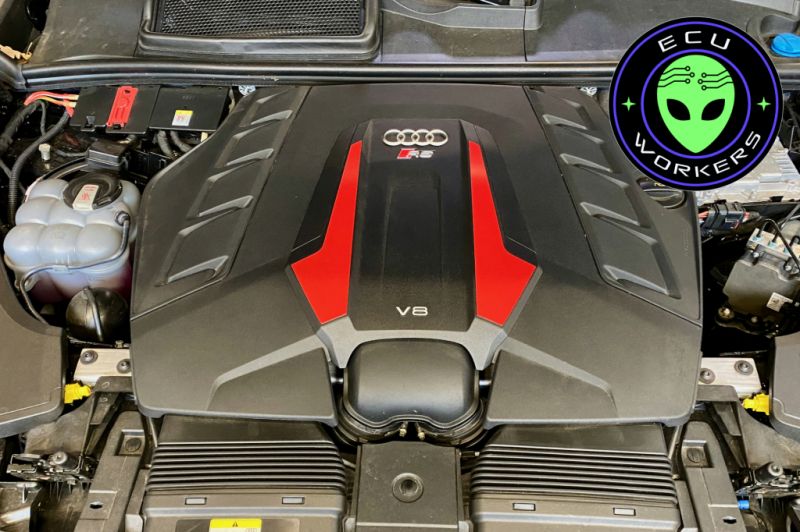 Actualización de rendimiento del Audi RSQ8 a 680 CV - 900 Nm. +80PS +150Nm Chiptuning por ECUworkers