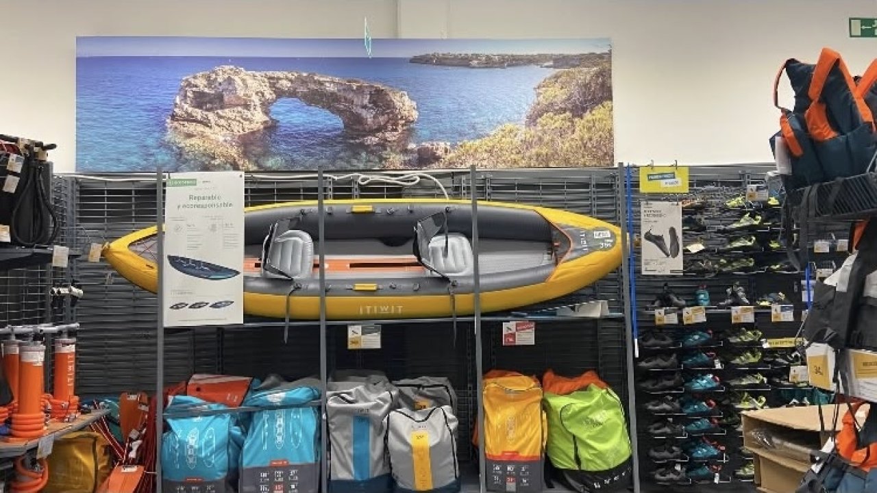 aufblasbares Itiwit X100+ 2-Sitzer-Kajak von Decathlon