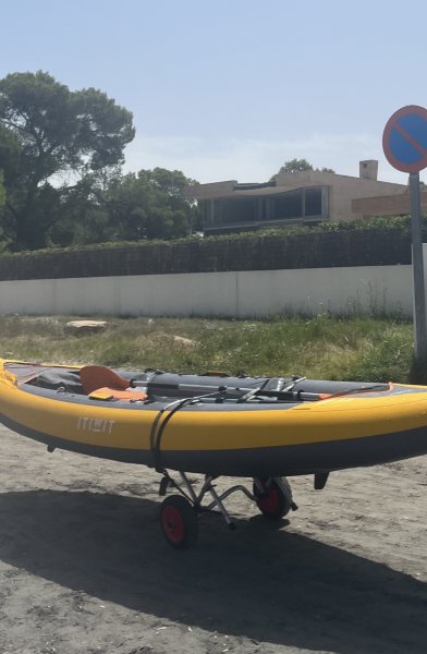 aufblasbares Itiwit X100+ 2-Sitzer-Kajak von Decathlon