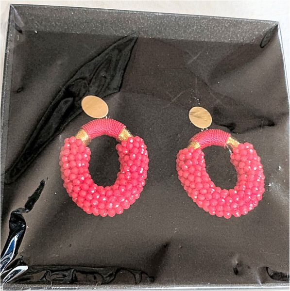 auffällige Perlen-Creolen von Lott.giolielli, Neu und ungeöffnet