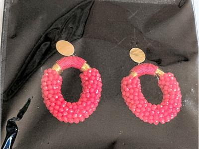 auffällige Perlen-Creolen von Lott.giolielli, Neu und ungeöffnet