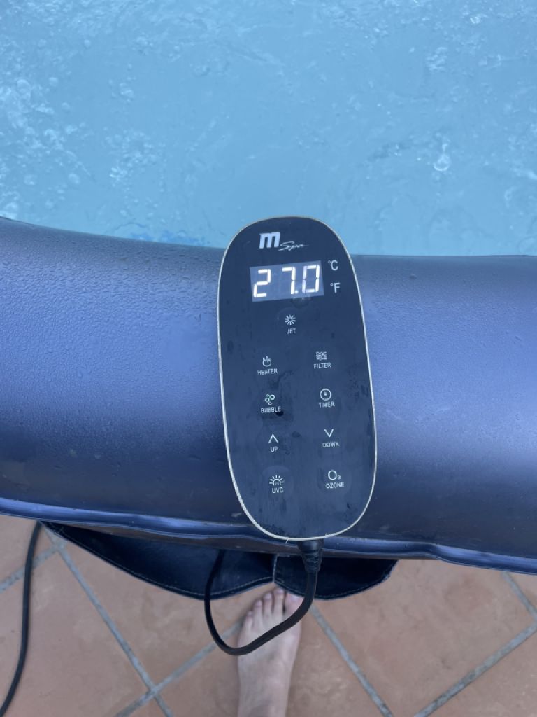 Aufstell-Pool, Whirlpool, aufblasbar MSpa Otium, Top-Modell
