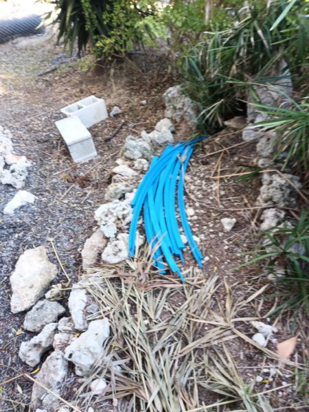 Aufstellpool als Wasser Deposit