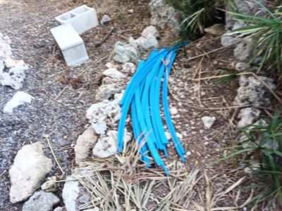 Aufstellpool als Wasser Deposit