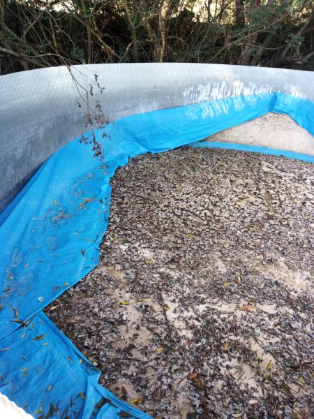 Aufstellpool als Wasser Deposit