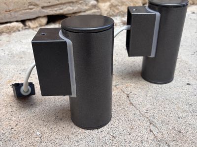 Außenlampen IP 44 Design 2 Stück Wandlampen