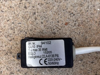 Außenlampen IP 44 Design 2 Stück Wandlampen