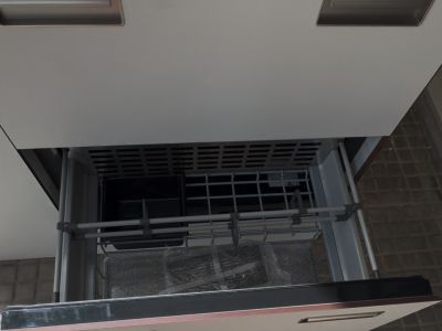 Expositor Cocina Exterior Premium con Parrilla, Fregadero y Nevera aprox. 120 x 120 x 90 cm