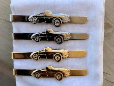 Austin-Healey alfileres de corbata chapados en oro y plateados Oldtimer Classic Car Automobilia
