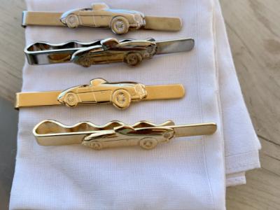Austin-Healey alfileres de corbata chapados en oro y plateados Oldtimer Classic Car Automobilia