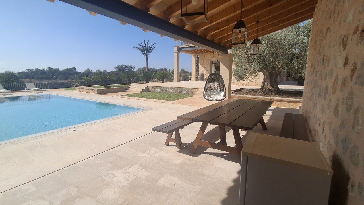 Autarke FInca mit Fussbodenheizung, Pferde/ Tierhaltung, Pool bei Porreres -- F 43