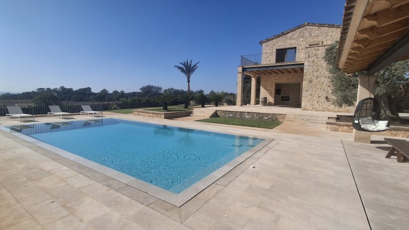 Autarke FInca mit Fussbodenheizung, Pferde/ Tierhaltung, Pool bei Porreres -- F 43