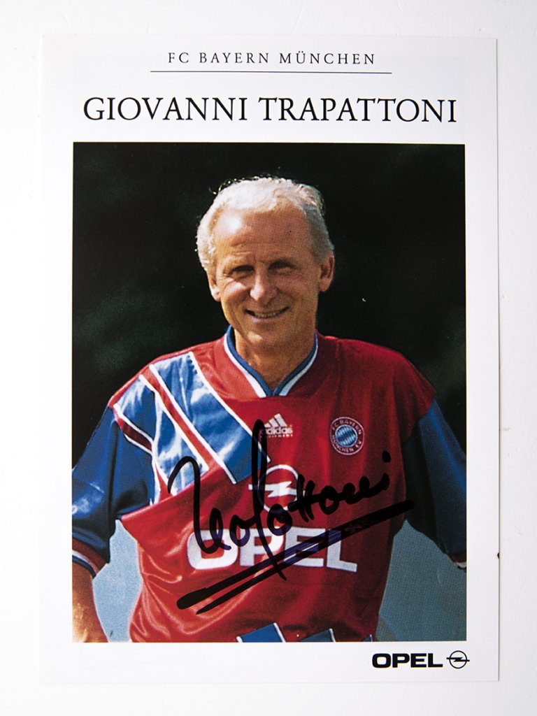 Autogramme FC Bayern: Kahn, Trappatoni, Papin