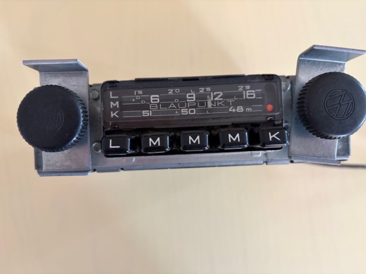 Autoradio Blaupunkt Frankfurt für Oldtimer VW Käfer u.s.w. 12 Volt zu verkaufen