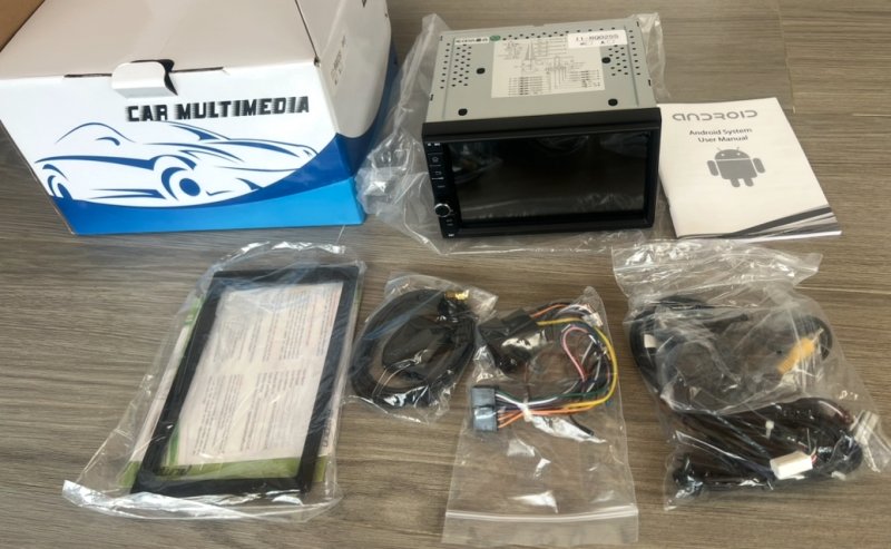 Radio de coche con sistema de navegación de 7 pulgadas