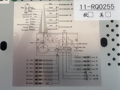Radio de coche con sistema de navegación de 7 pulgadas