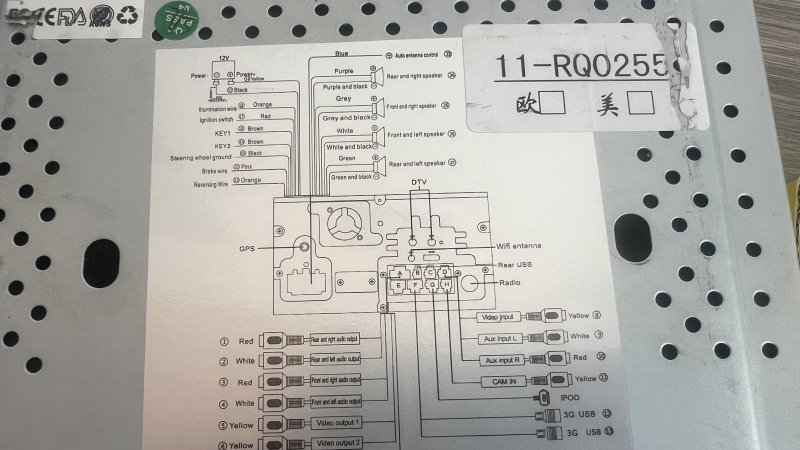Radio de coche con sistema de navegación de 7 pulgadas