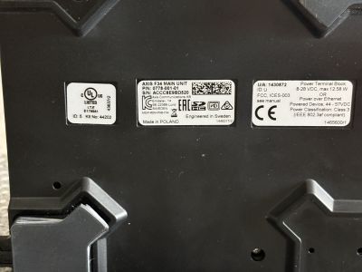 Grabador de cámara Axis con 2 ranuras SD